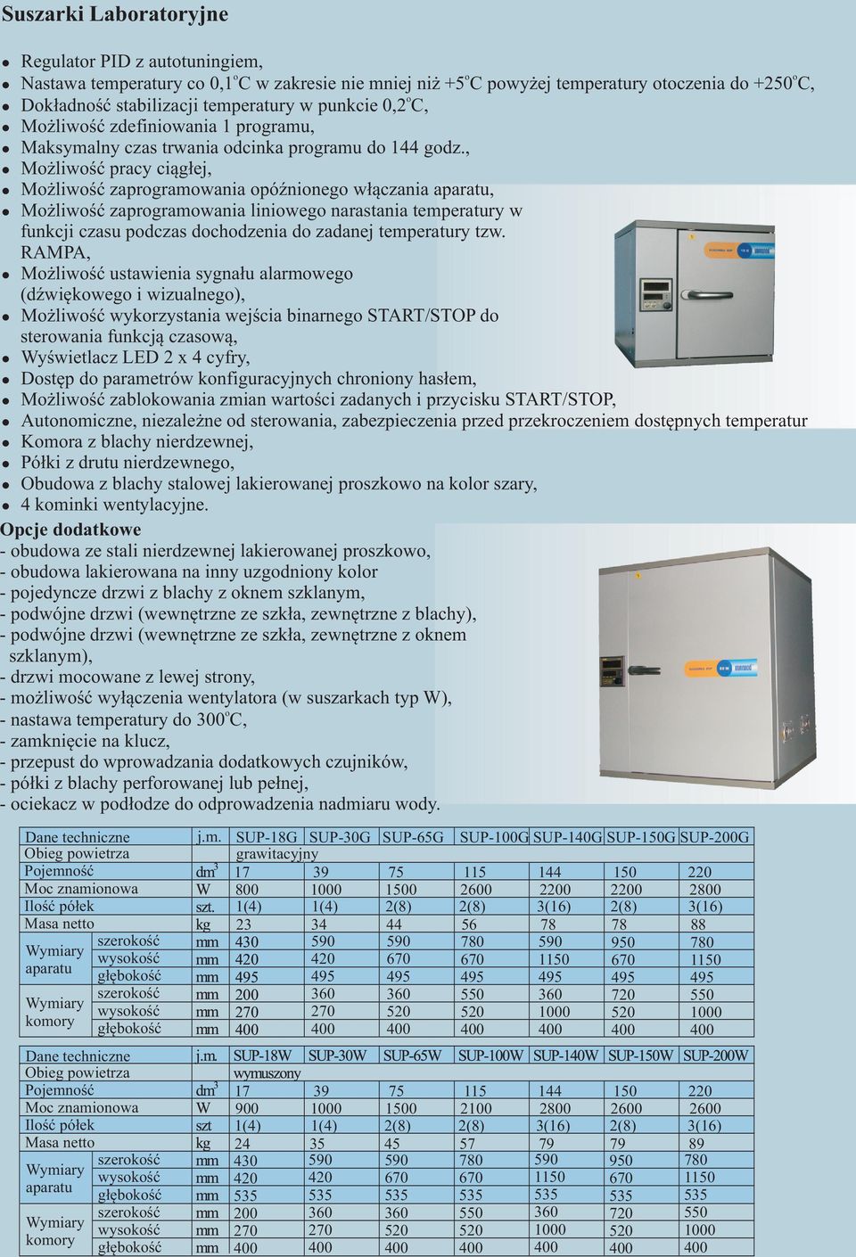 , M liwœæ pracy ci¹g³ej, M liwœæ zaprgramwania póÿnineg w³¹czania, M liwœæ zaprgramwania liniweg narastania temperatury w funkcji czasu pdczas dchdzenia d zadanej temperatury tzw.