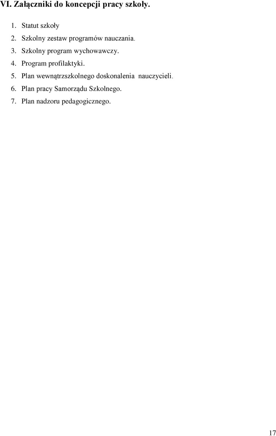 4. Program profilaktyki. 5.