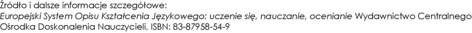 uczenie się, nauczanie, ocenianie Wydawnictwo