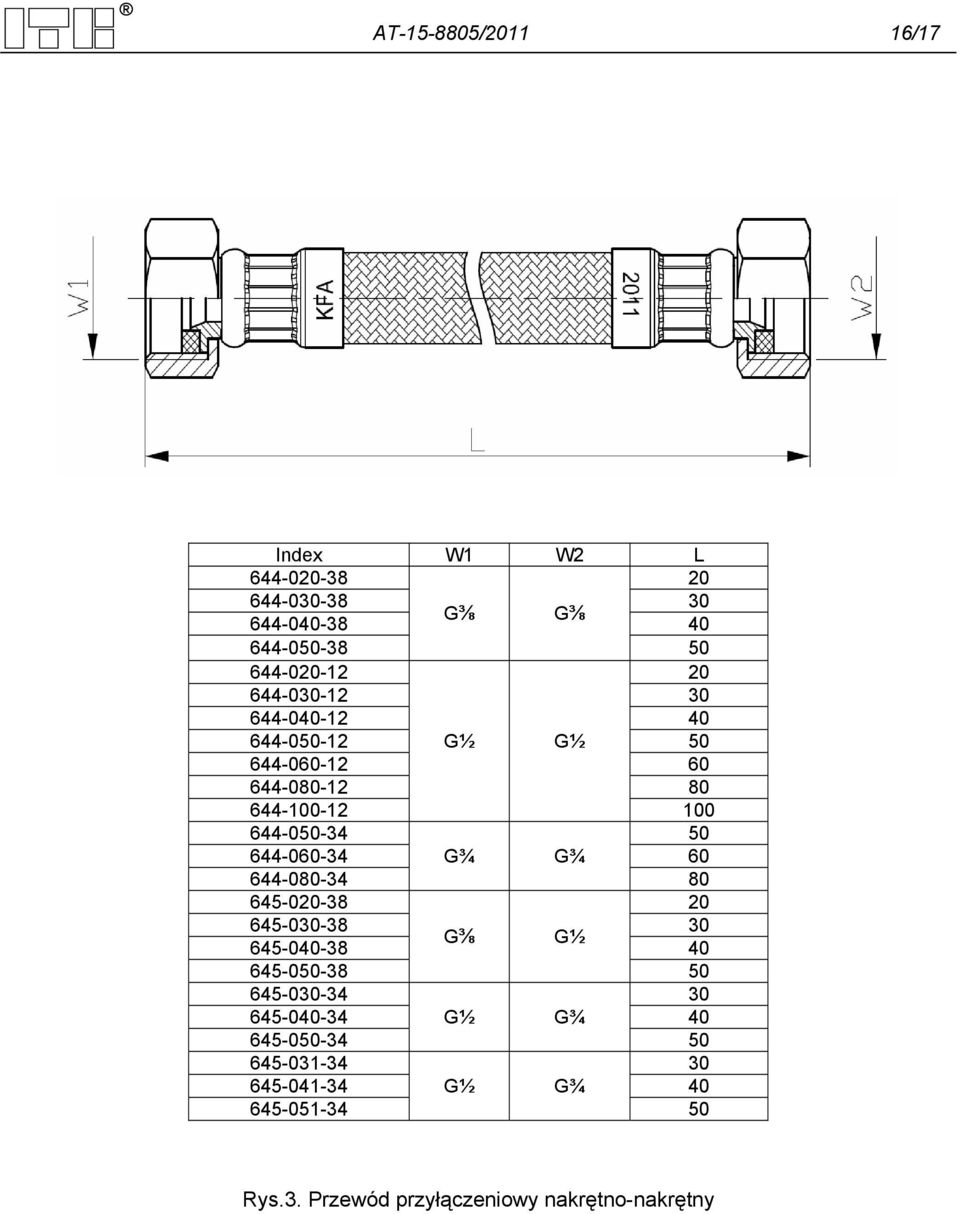 644-060-34 G¾ G¾ 60 644-080-34 80 645-020-38 20 645-030-38 30 G⅜ G½ 645-040-38 40 645-050-38 50 645-030-34 30