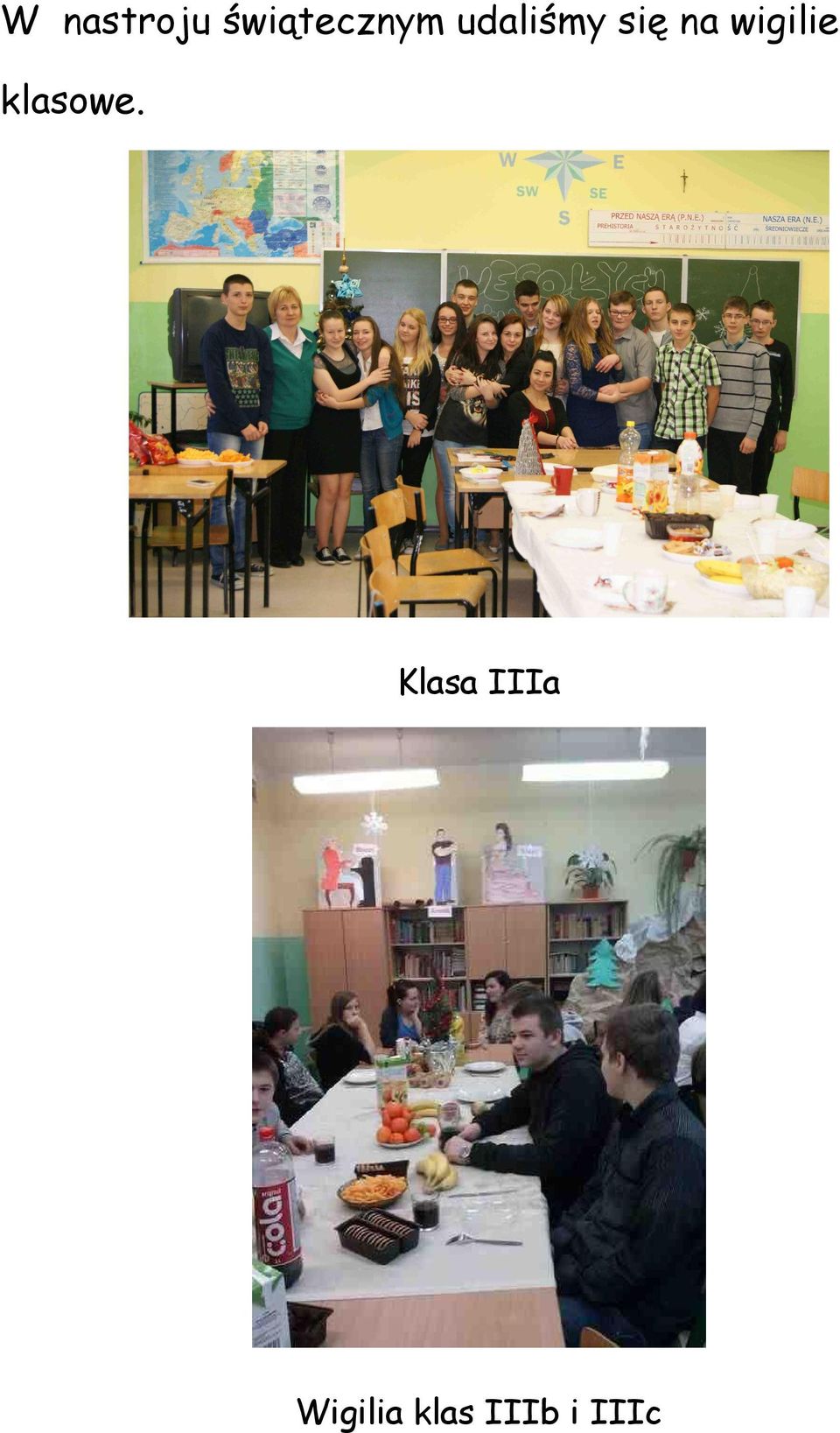 wigilie klasowe.