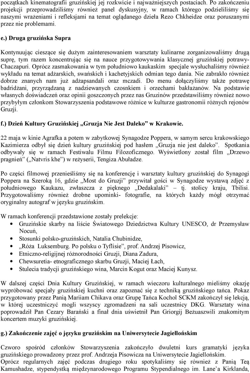 przez nie problemami. e.