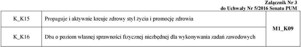 poziom własnej sprawności fizycznej