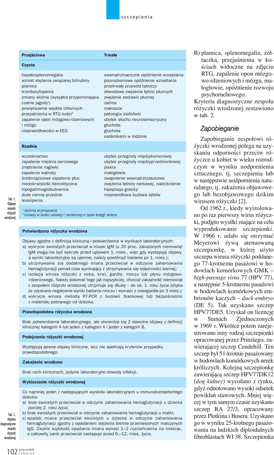 wzrastania plamica przetrwa³y przewód têtniczy trombocytopenia obwodowe zwê enie têtnic p³ucnych zmiany skórne (wysypka przypominaj¹ca zwê enie zastawki p³ucnej czarne jagody 1 )zaæma powiêkszenie
