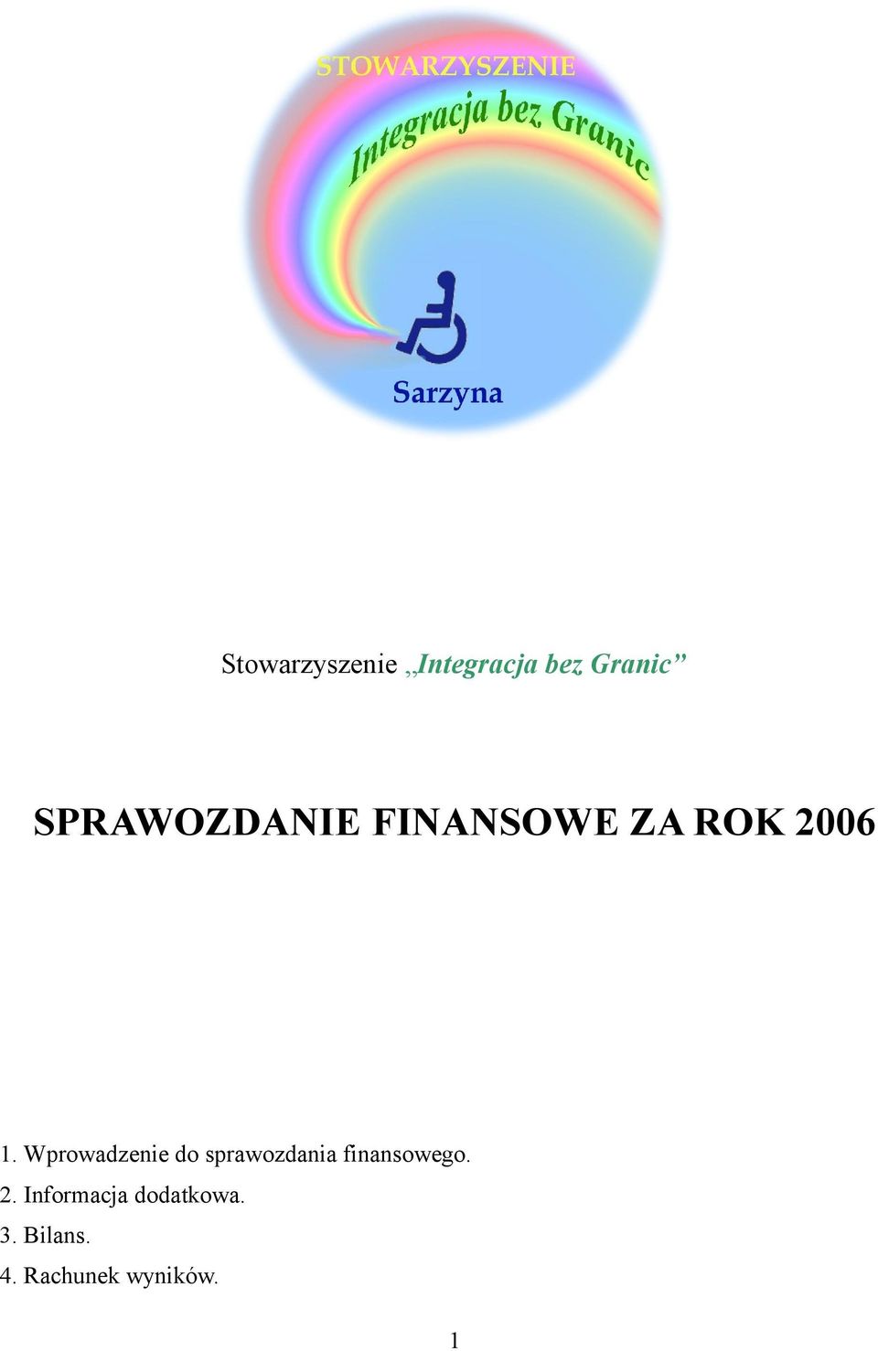 Wprowadzenie do sprawozdania finansowego. 2.