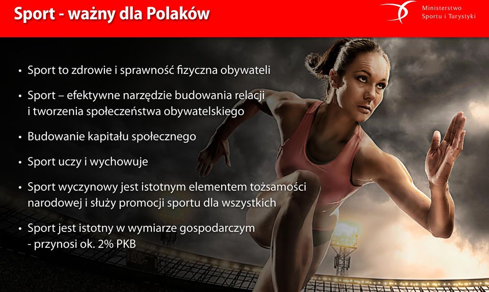 społecznego Sport uczy i wychowuje Sport wyczynowy jest istotnym elementem tożsamości