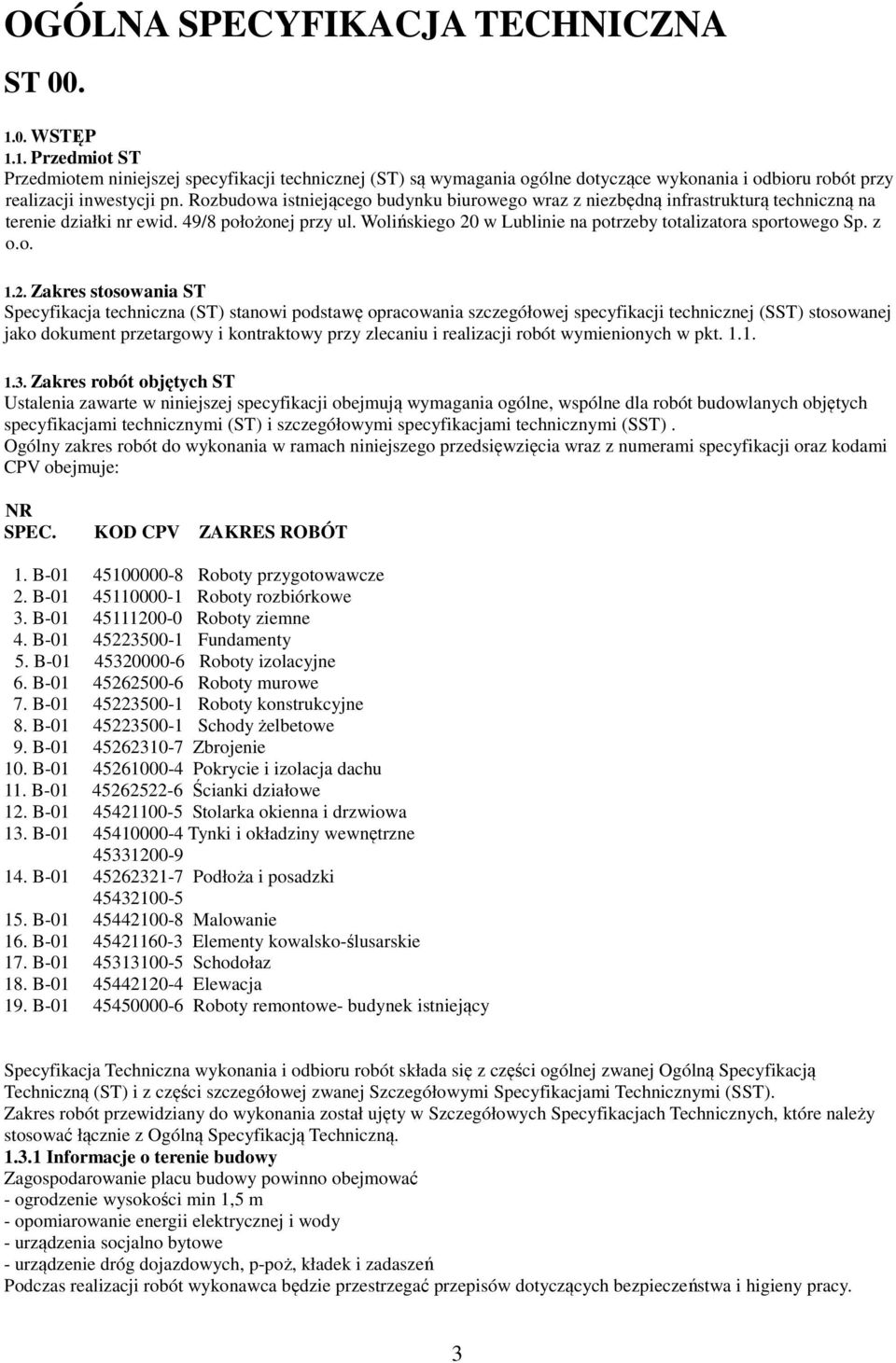 Wolińskiego 20