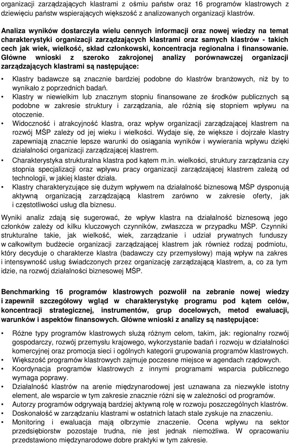 członkowski, koncentracja regionalna i finansowanie.