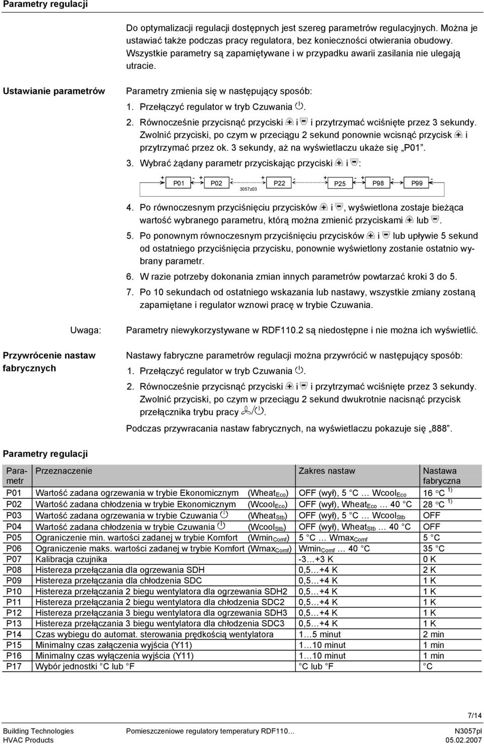 Równocześnie przycisnąć przyciski i i przytrzymać wciśnięte przez 3 sekundy. Zwolnić przyciski, po czym w przeciągu 2 sekund ponownie wcisnąć przycisk i przytrzymać przez ok.