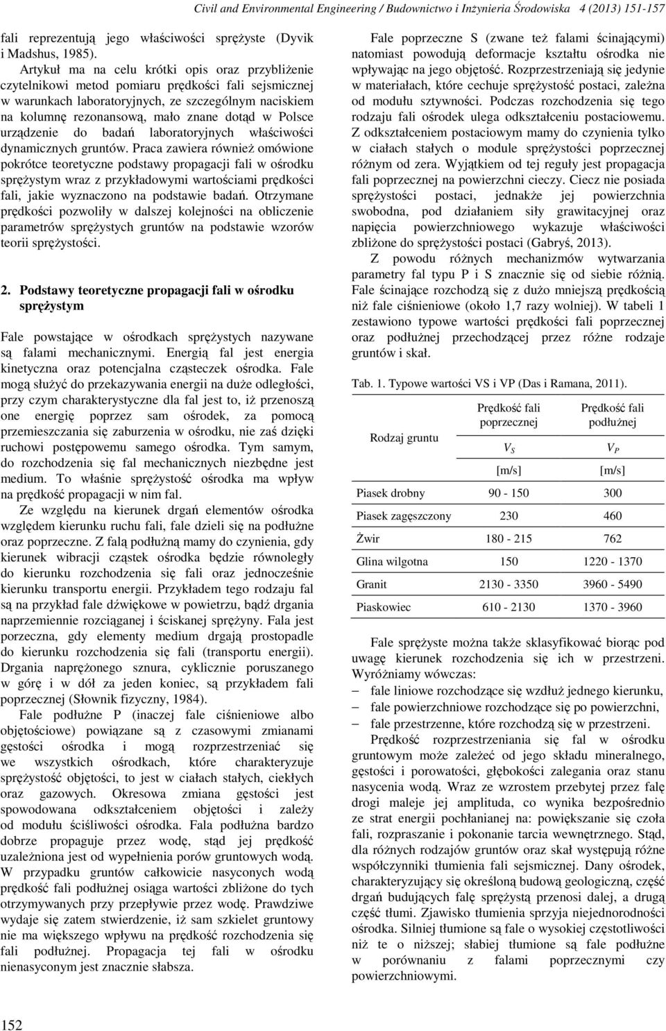 Polsce urządzenie do badań laboratoryjnych właściwości dynamicznych gruntów.