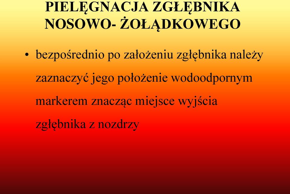 zaznaczyć jego położenie wodoodpornym