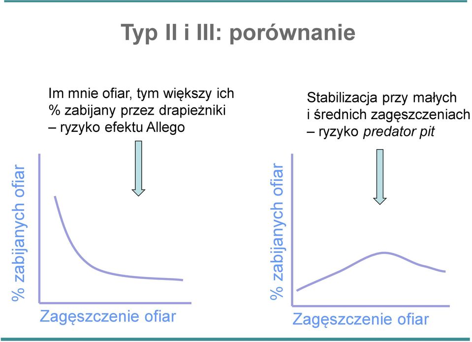 ryzyko efektu Allego Stabilizacja przy małych i średnich