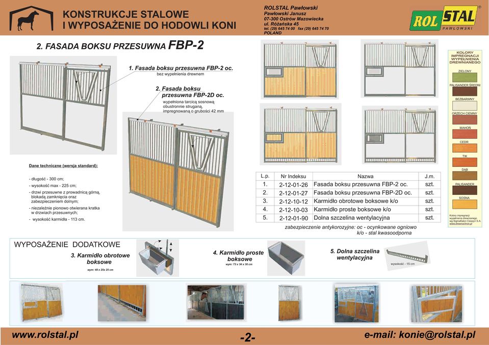 2-12-01-26 Fasada boksu przesuwna FBP-2 oc. szt. 2.
