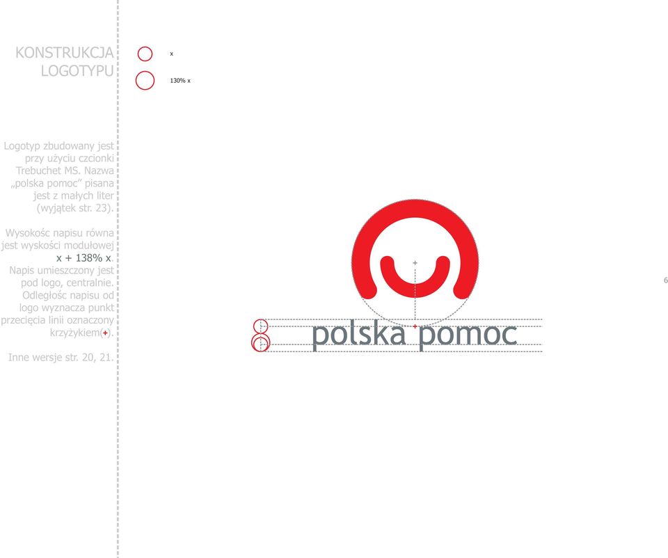 Wysokoœc napisu równa jest wyskoœci modu³owej x + 138% x.