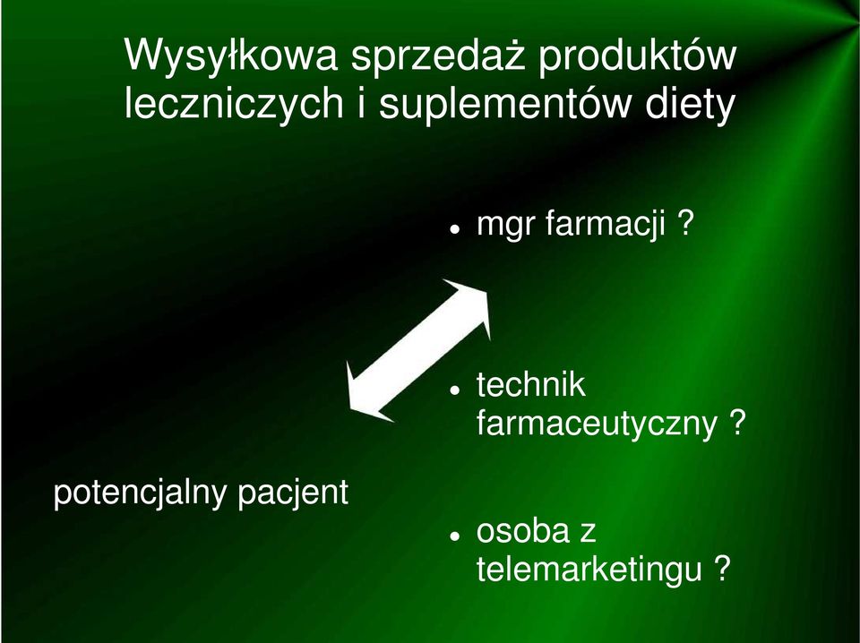 farmacji? technik farmaceutyczny?