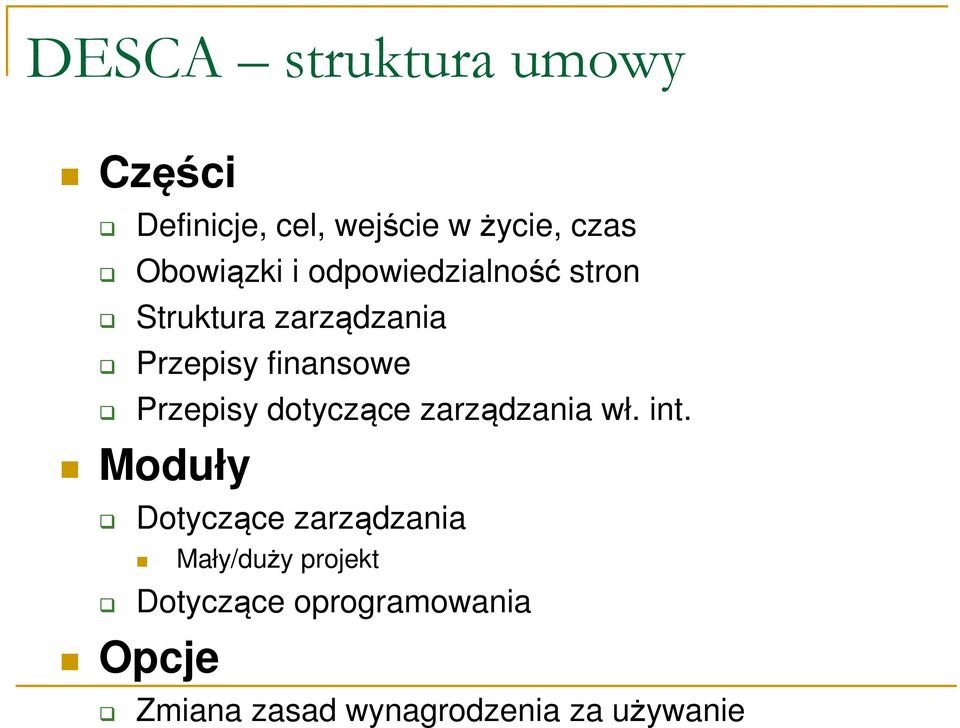 finansowe Przepisy dotyczące zarządzania wł. int.