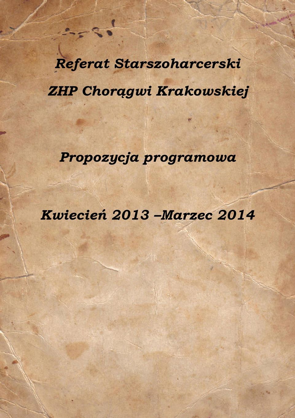 Propozycja programowa