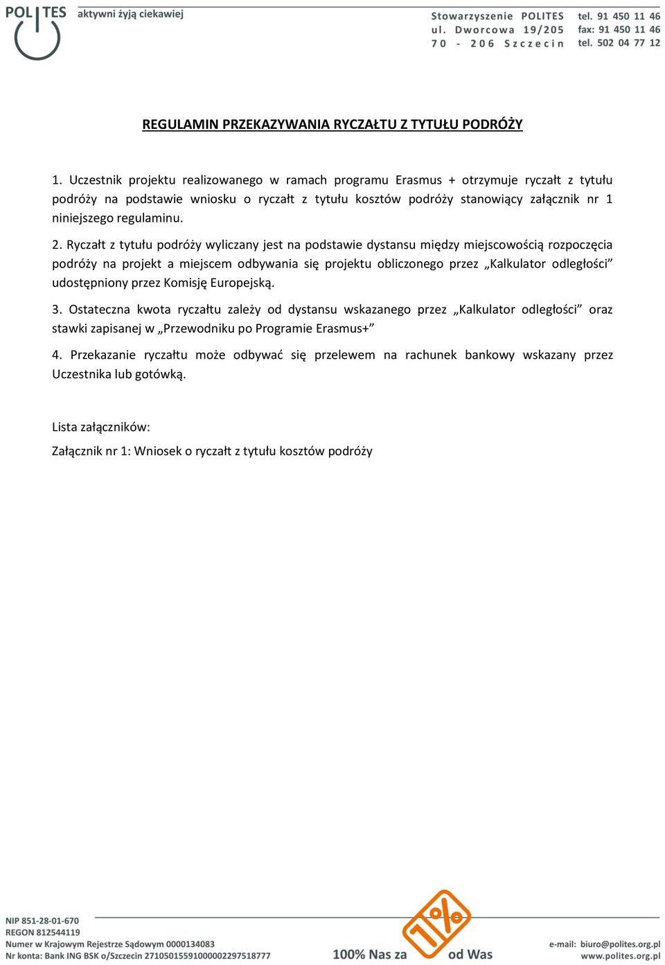 regulaminu. 2.