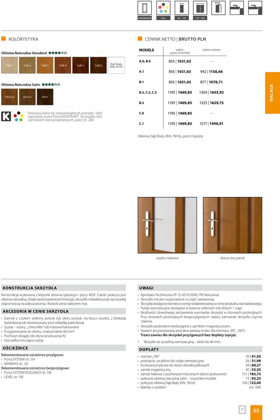 zamówień niestandardowych, patrz str. 208. C.0 1195 1469,85 C.