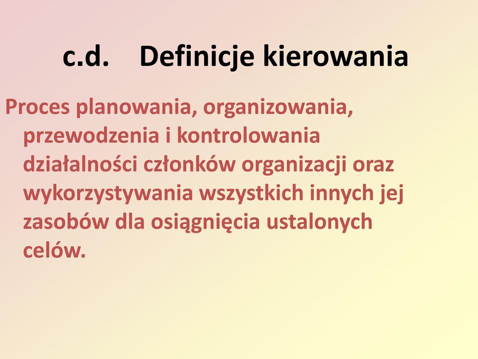 działalności członków organizacji oraz