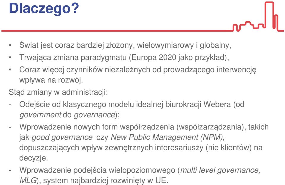 prowadzącego interwencję wpływa na rozwój.