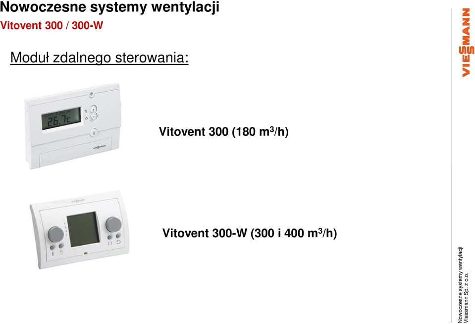 Vitovent 300 (180 m 3 /h)