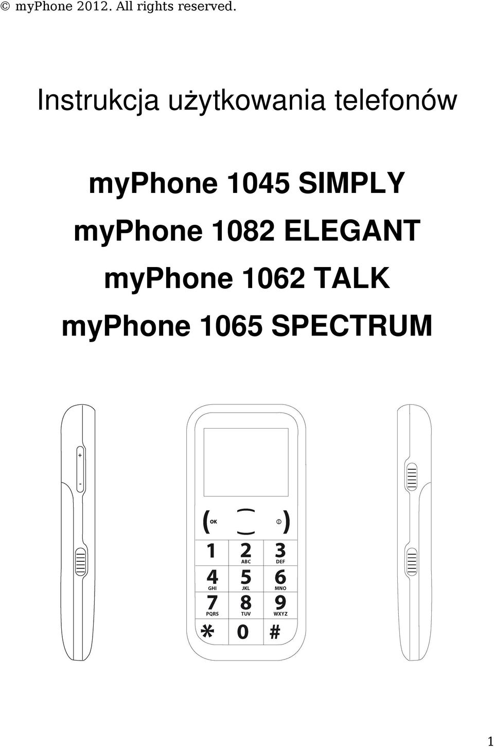 SIMPLY myphone 1082 ELEGANT