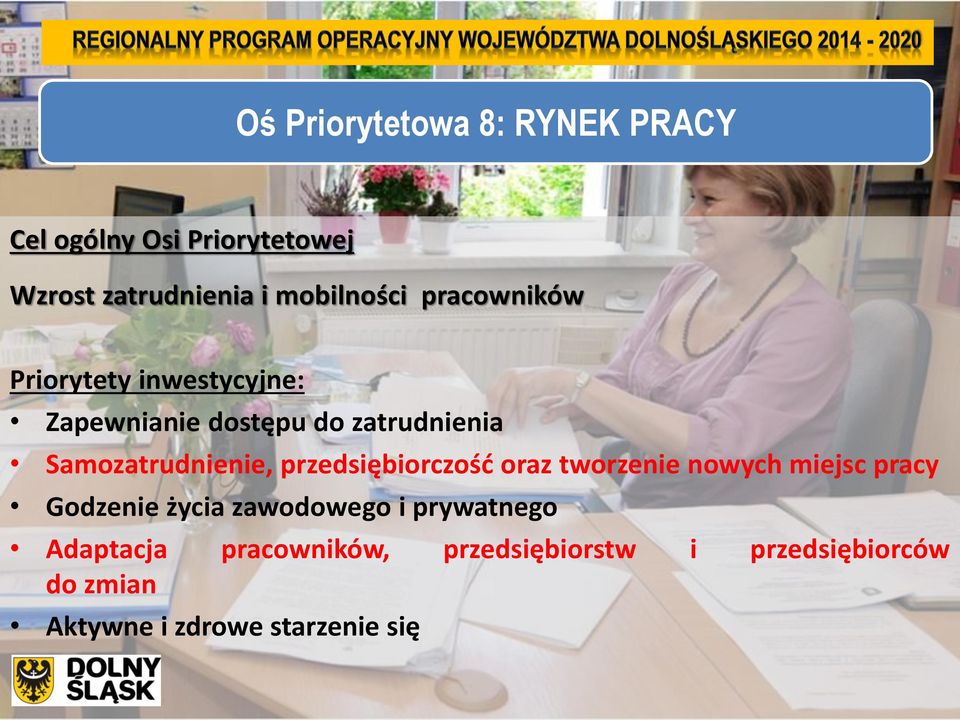 przedsiębiorczość oraz tworzenie nowych miejsc pracy Godzenie życia zawodowego i prywatnego