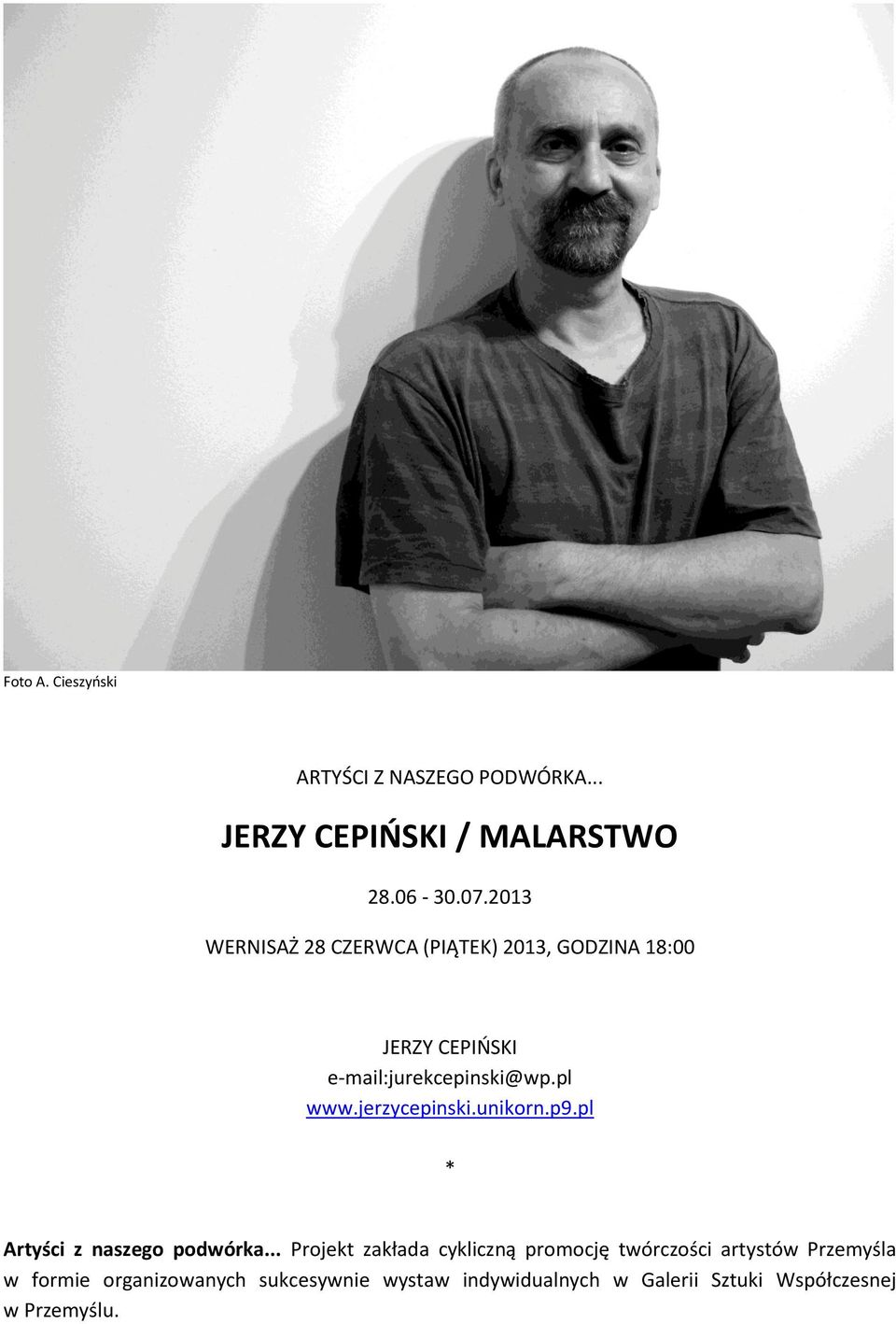 jerzycepinski.unikorn.p9.pl * Artyści z naszego podwórka.