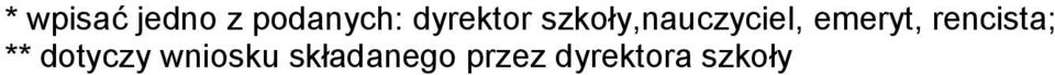 emeryt, rencista; ** dotyczy