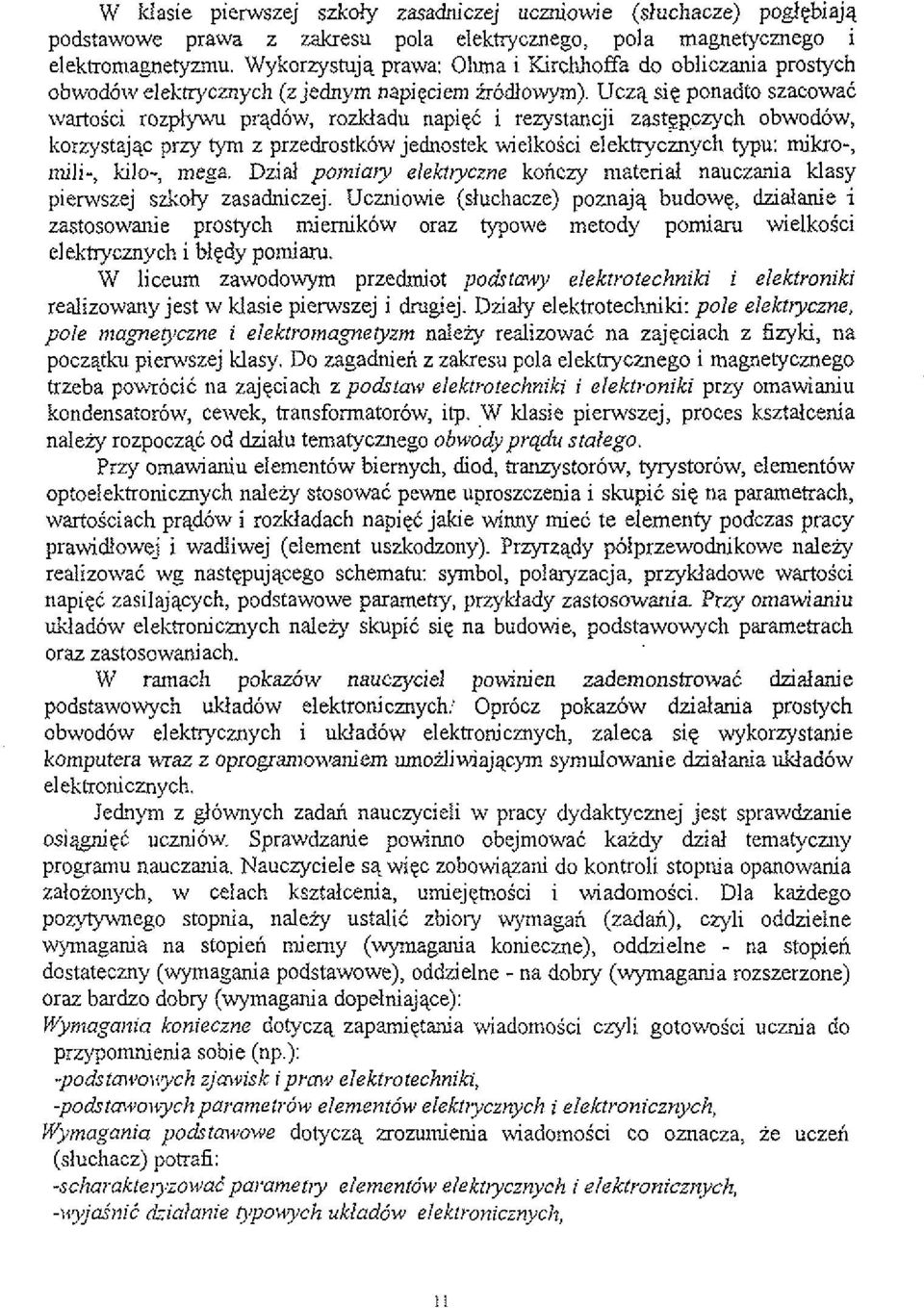 Uczq sie ponadto szacowac wartoici 102- prqdow, rozkladu napipt i rezystancji zastepczych obwodow, korzystajqc przy tym z przedrostkow jednostek ulelkoici elekhycznych typu: mikro-, nuli-, kilo-,