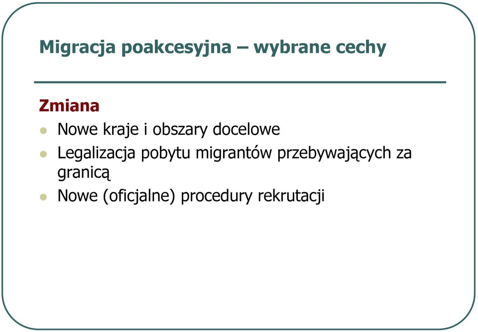 Legalizacja pobytu migrantów