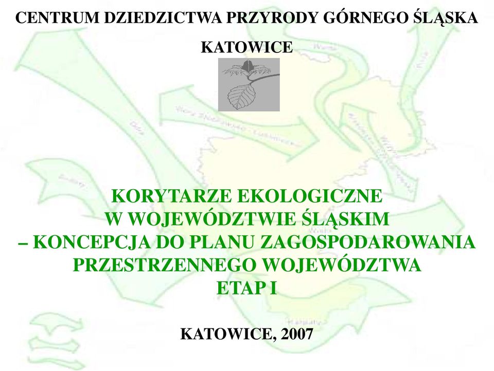 ŚLĄSKIM KONCEPCJA DO PLANU ZAGOSPODAROWANIA