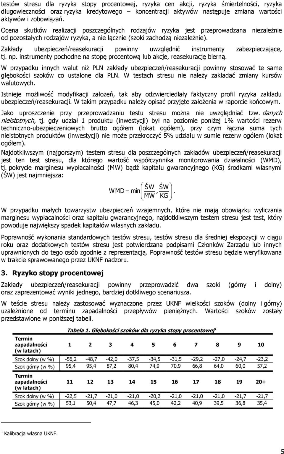 Zakłady ubezpieczeń/reasekuracji powinny uwzględnić instrumenty zabezpieczające, tj. np. instrumenty pochodne na stopę procentową lub akcje, reasekurację bierną.