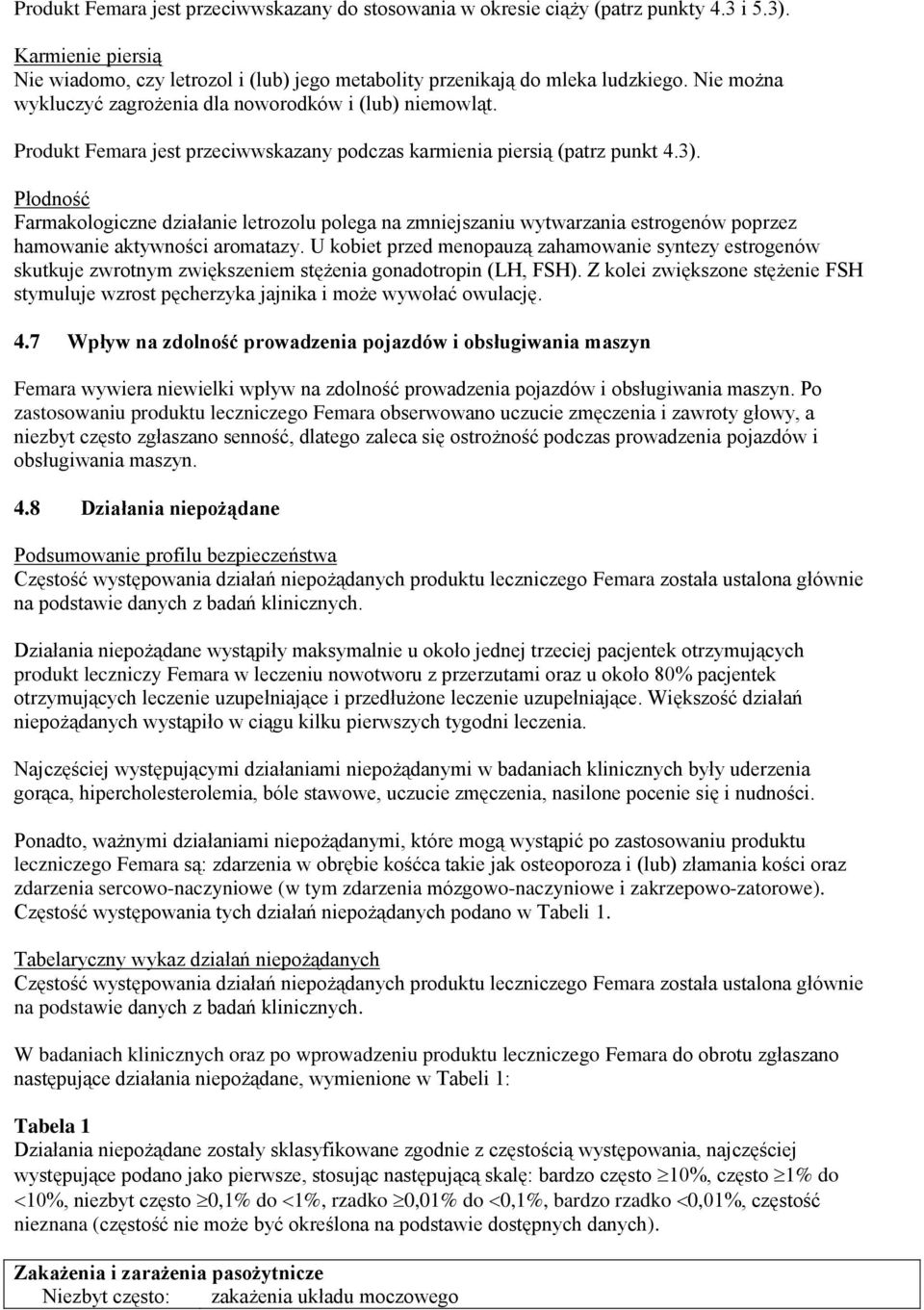 Płodność Farmakologiczne działanie letrozolu polega na zmniejszaniu wytwarzania estrogenów poprzez hamowanie aktywności aromatazy.