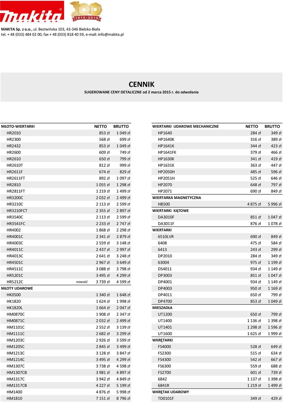HP1641K 344 zł 423 zł HR2600 609 zł 749 zł HP1641FK 379 zł 466 zł HR2610 650 zł 799 zł HP1630K 341 zł 419 zł HR2610T 812 zł 999 zł HP1631K 363 zł 447 zł HR2611F 674 zł 829 zł HP2050H 485 zł 596 zł