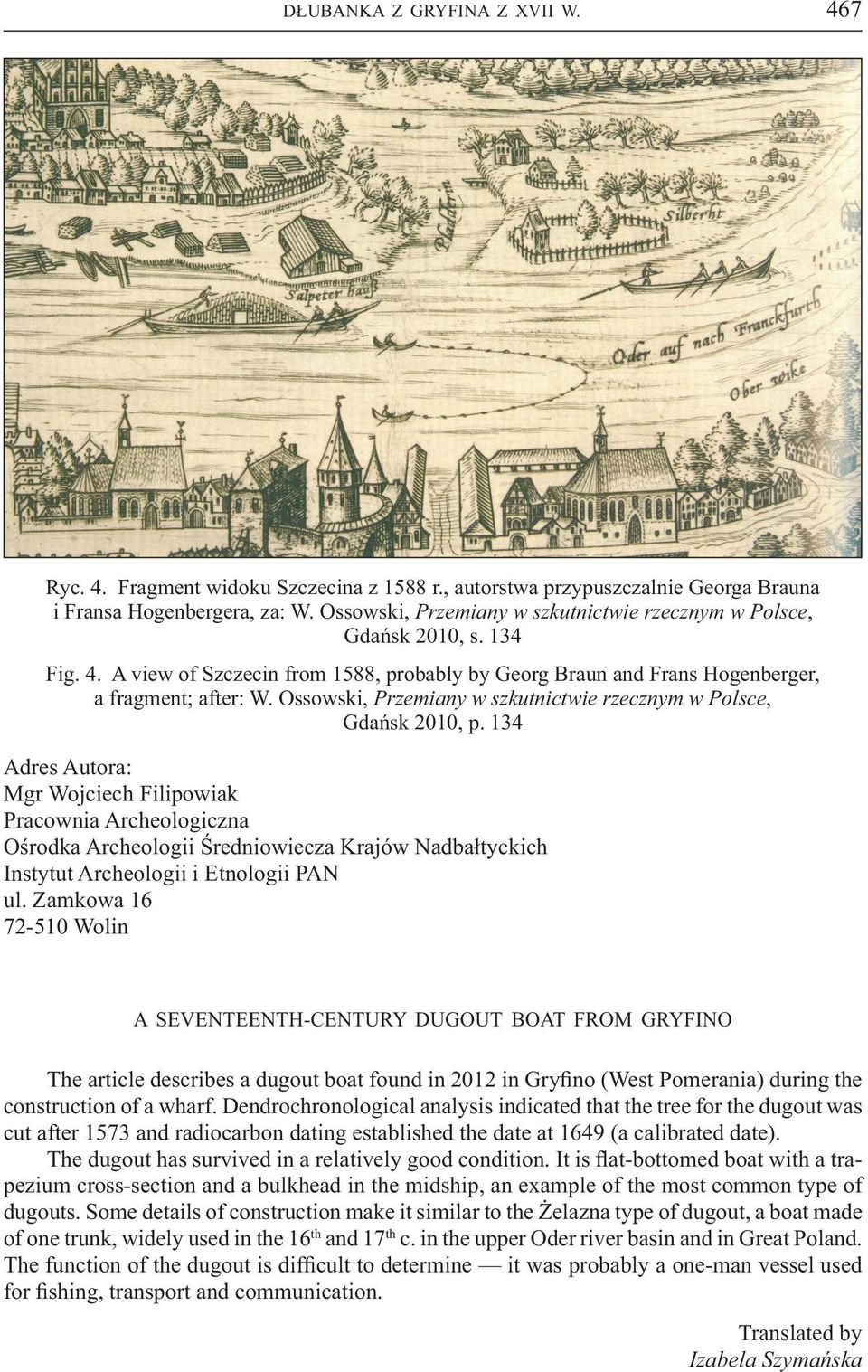 Ossowski, Przemiany w szkutnictwie rzecznym w Polsce, Gdańsk 2010, p.