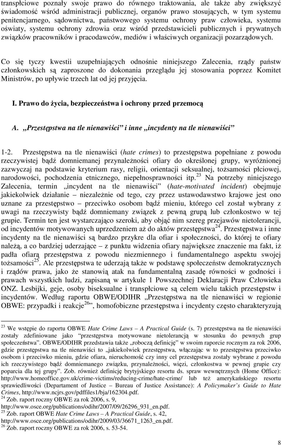 organizacji pozarządowych.