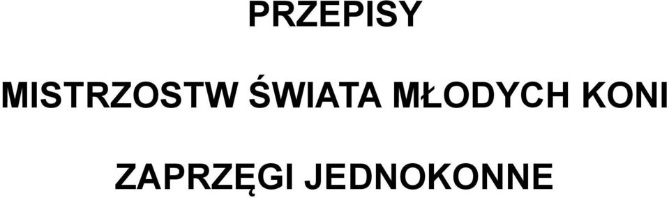 ŚWIATA MŁODYCH
