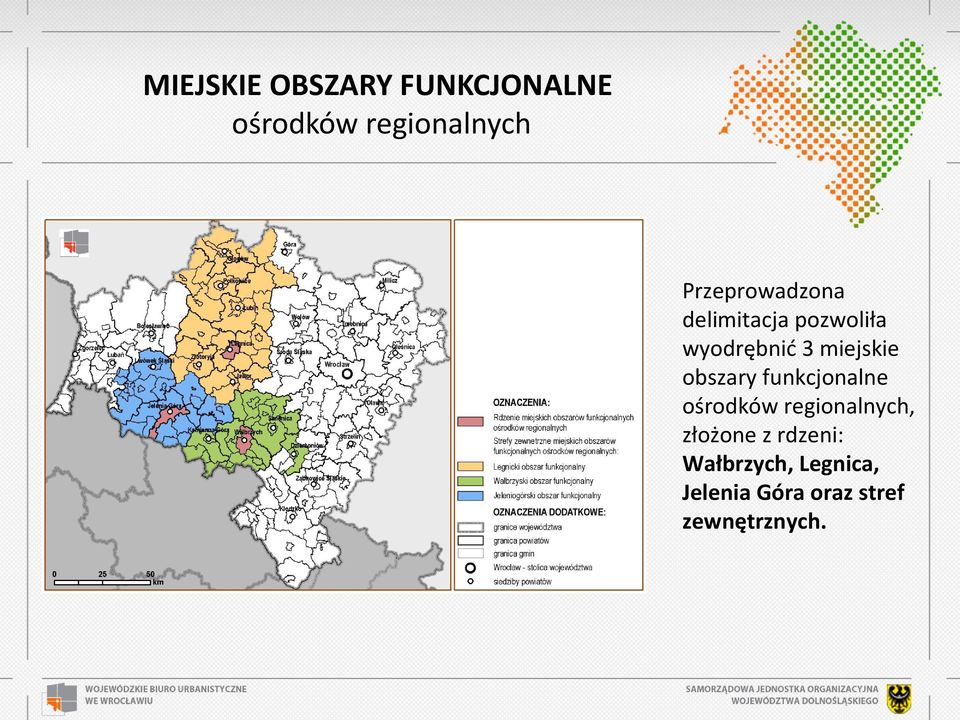 miejskie obszary funkcjonalne ośrodków regionalnych,