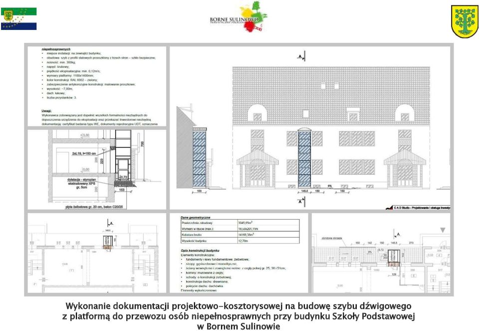 dźwigowego z platformą do przewozu osób
