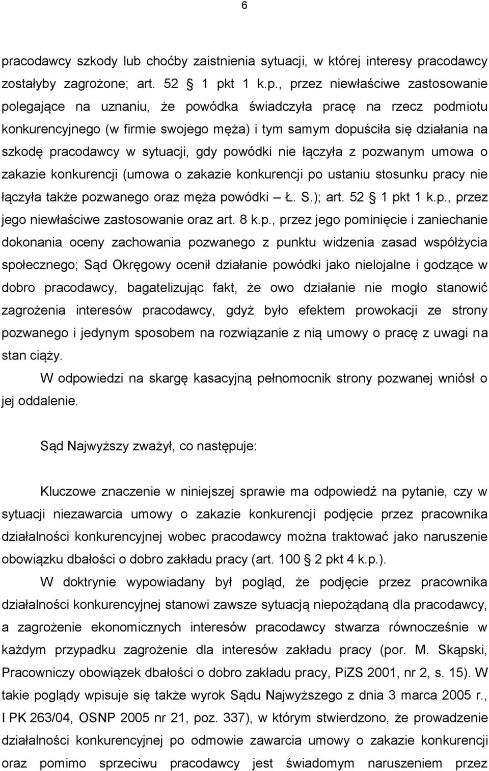 konkurencji (umowa o zakazie konkurencji po