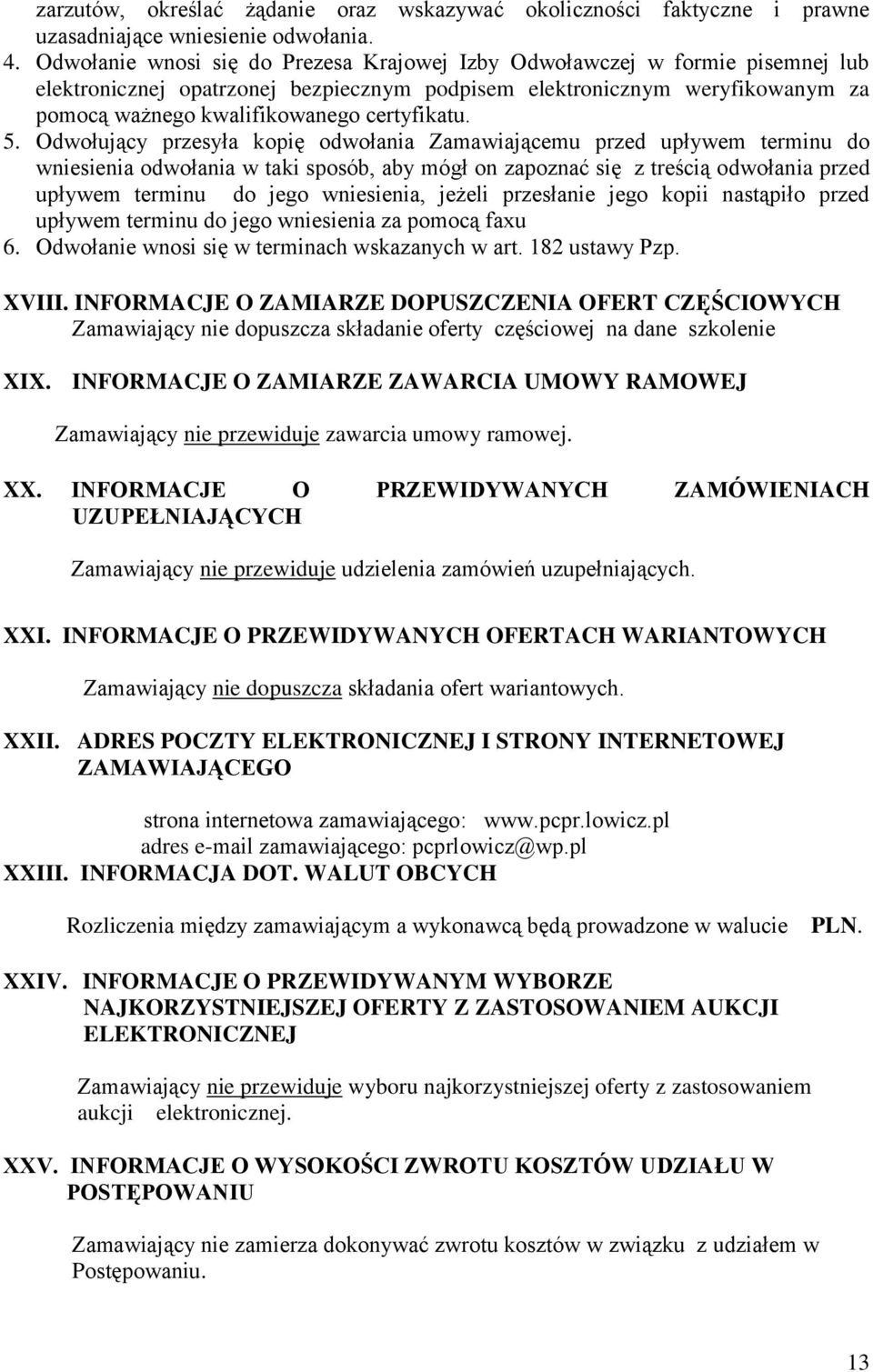 certyfikatu. 5.