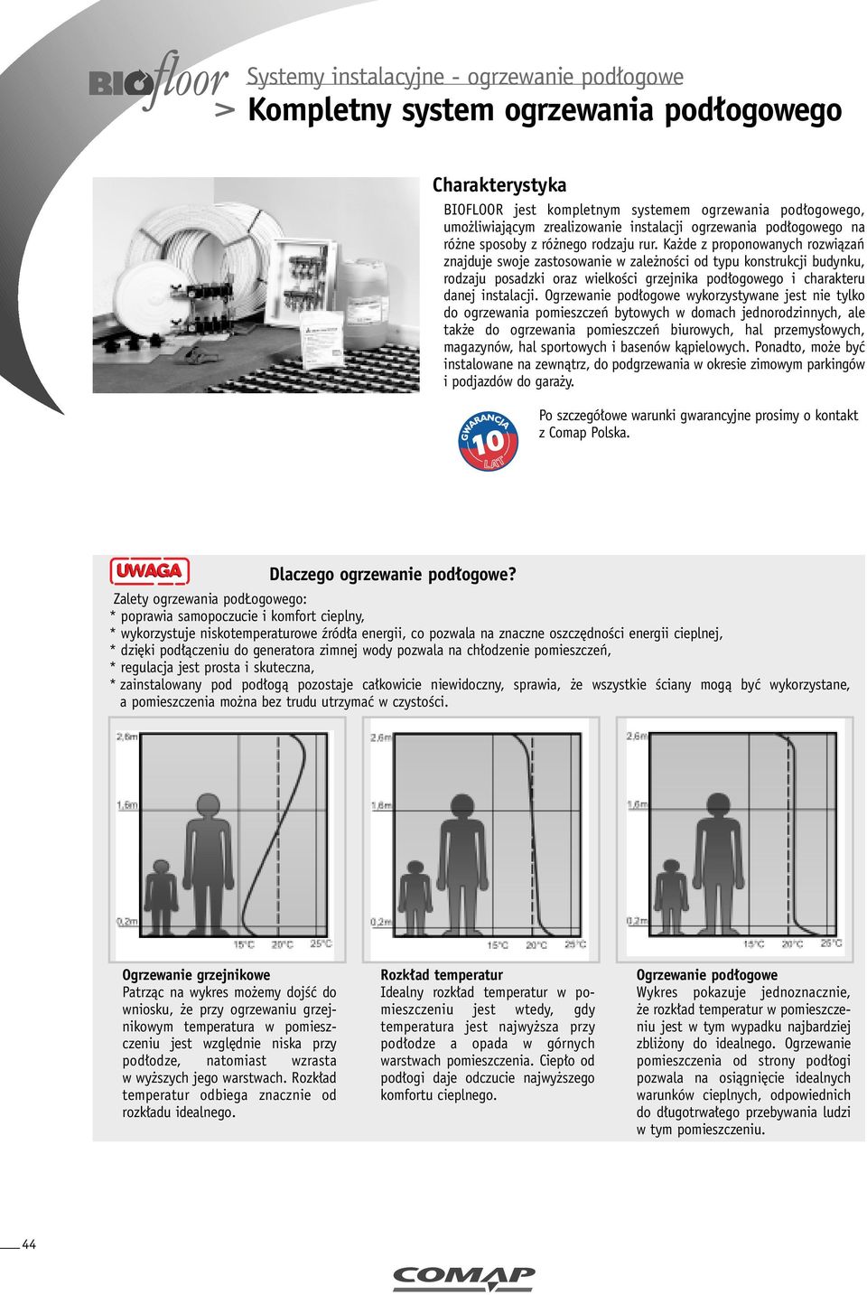 Ka de z proponowanych rozwiàzaƒ znajduje swoje zastosowanie w zale noêci od typu konstrukcji budynku, rodzaju posadzki oraz wielkoêci grzejnika pod ogowego i charakteru danej instalacji.