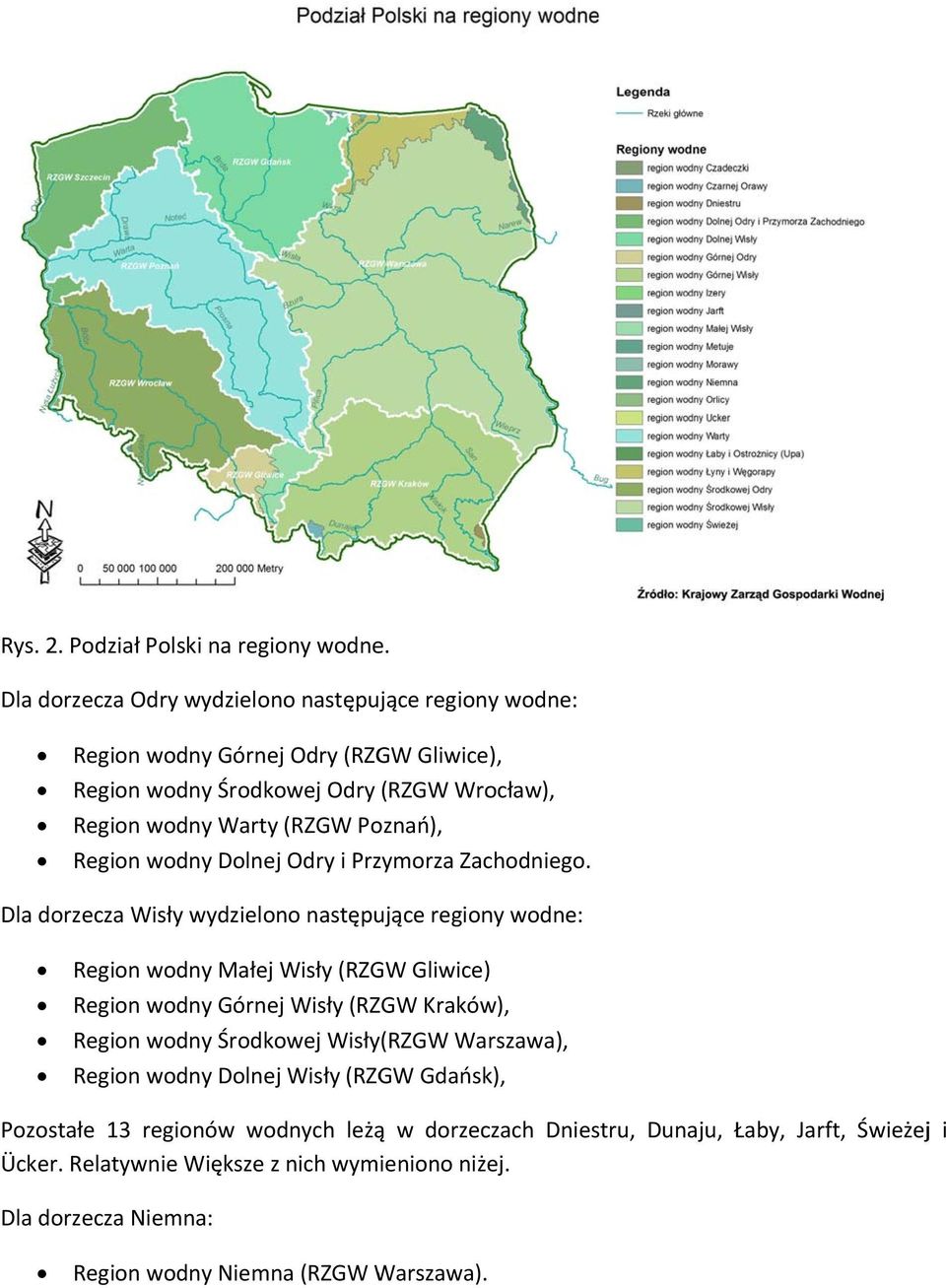 Poznań), Region wodny Dolnej Odry i Przymorza Zachodniego.