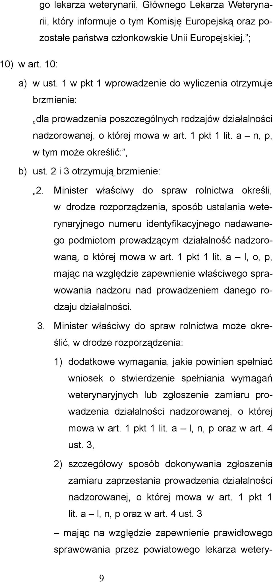 2 i 3 otrzymują brzmienie: 2.