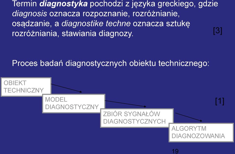 rozróżniania, stawiania diagnozy.