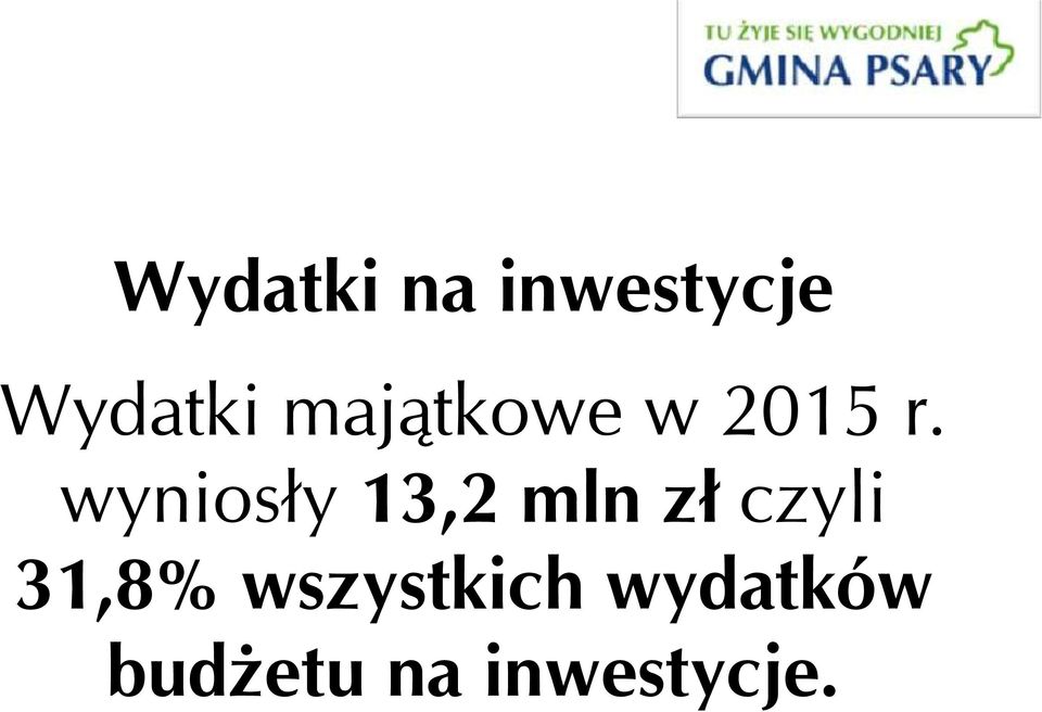 wyniosły 13,2 mln zł czyli