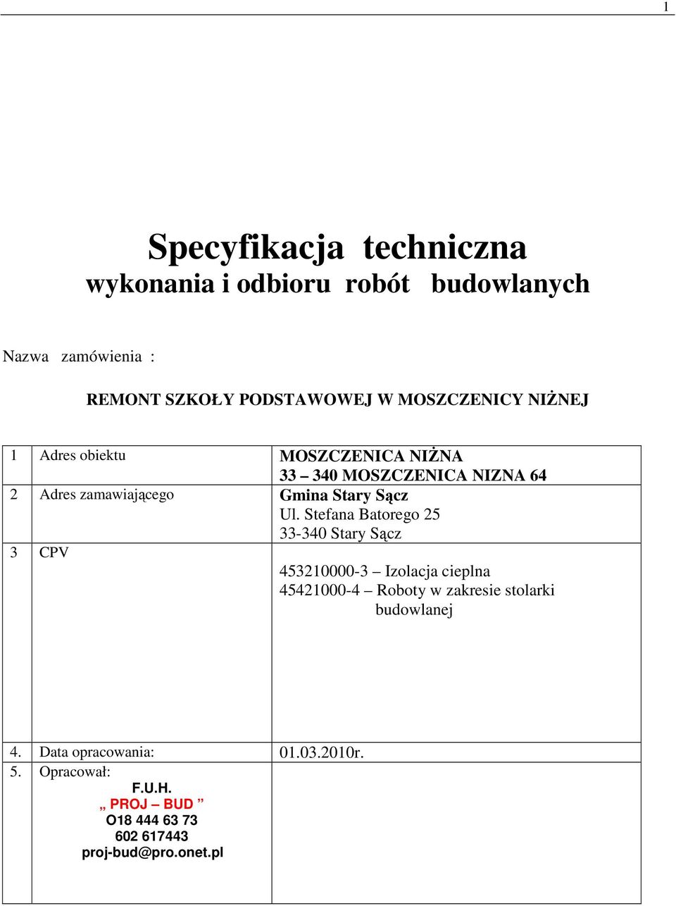 Sącz Ul.