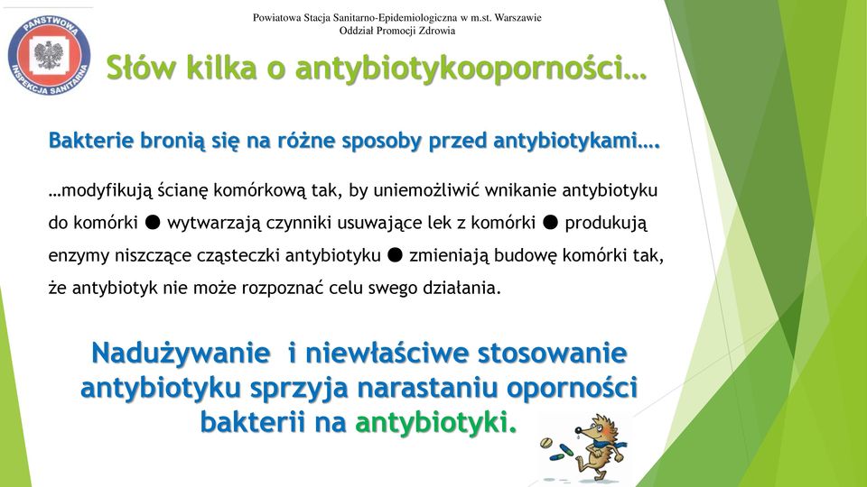 modyfikują ścianę komórkową tak, by uniemożliwić wnikanie antybiotyku do komórki wytwarzają czynniki usuwające lek z komórki produkują